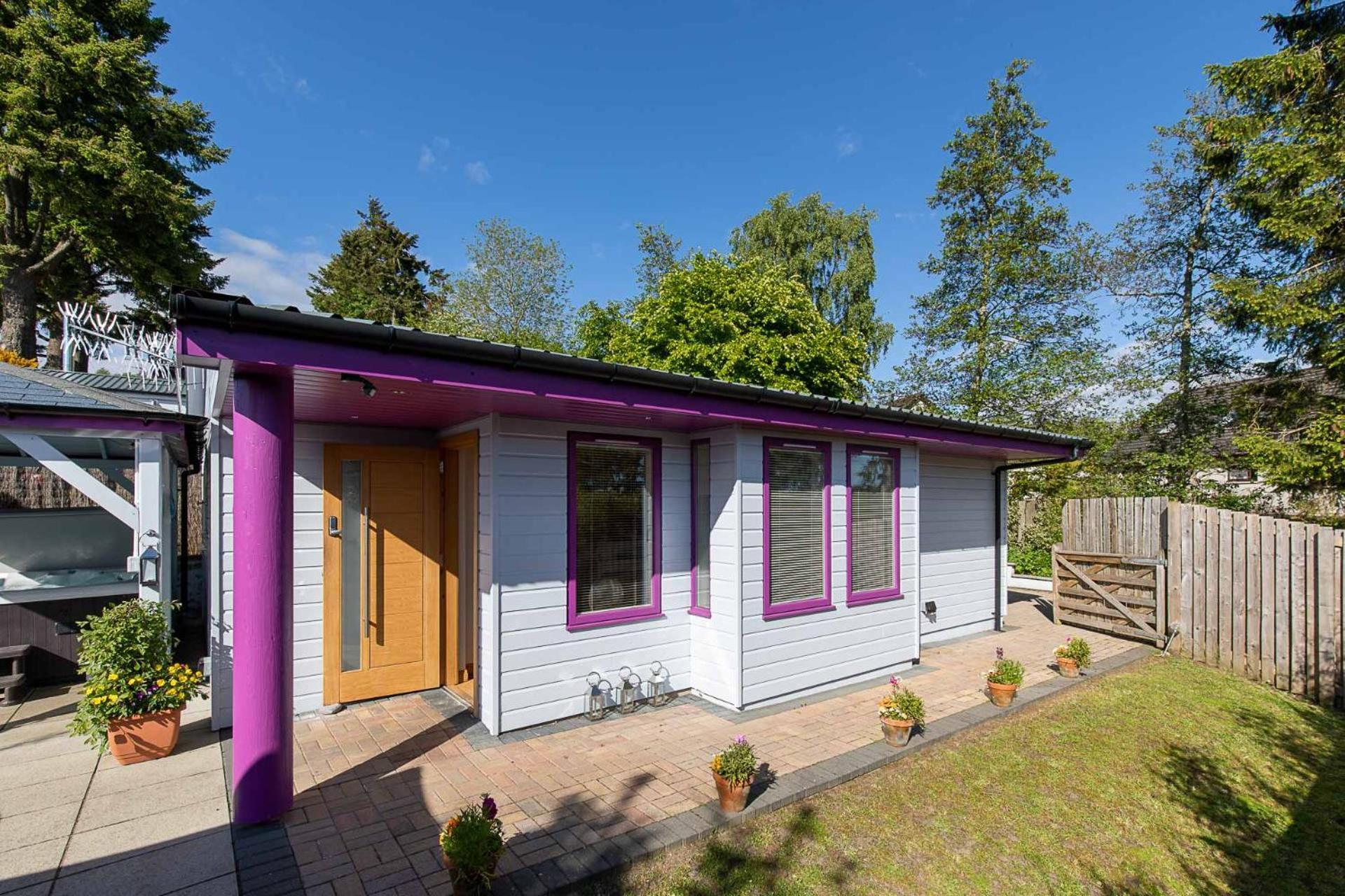 The Retreat Cabin Pitlochry Exterior foto